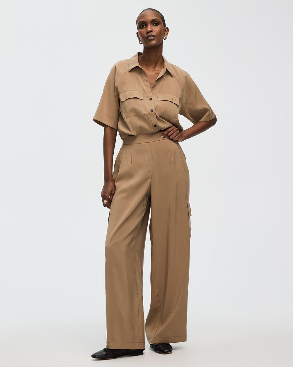Wide-Leg Cargo Pant - Tall