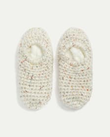 Ballerina Knitted Slippers with Neps