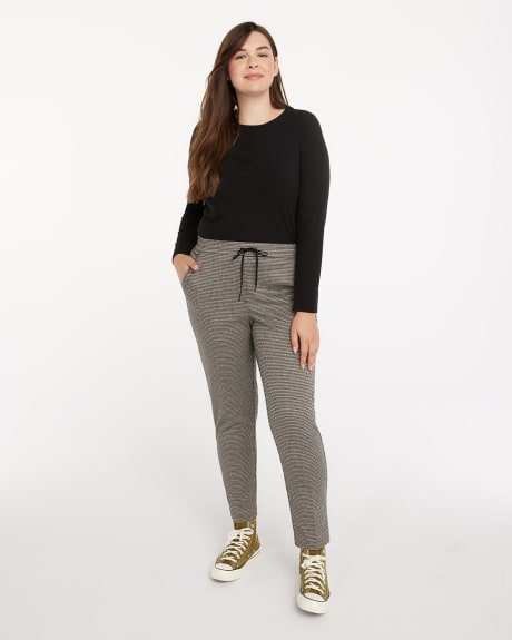 High-Rise Houndstooth Knit Jogger, The 365 Edition