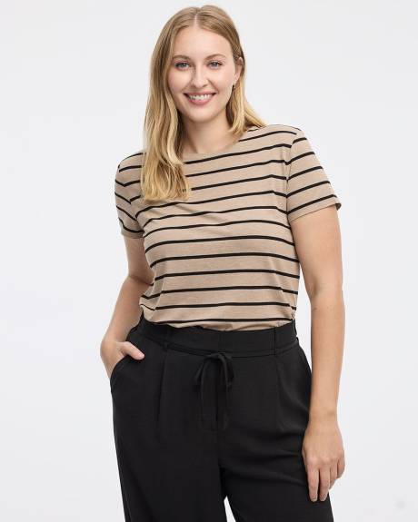 T-shirt à manches courtes et col rond - R Essentials