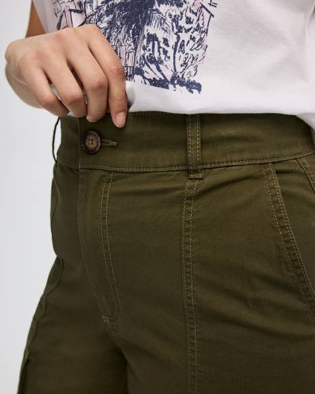 Poplin Jogger with Cargo Pockets