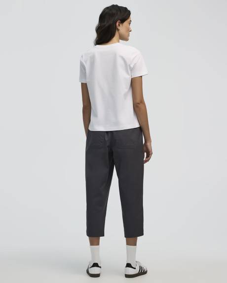 T-shirt à col rond coupe boyfriend - R Essentials