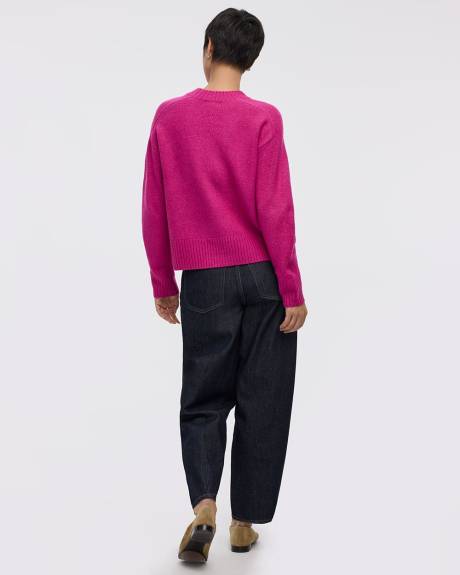 Pull DouceMaille à manches longues et col rond