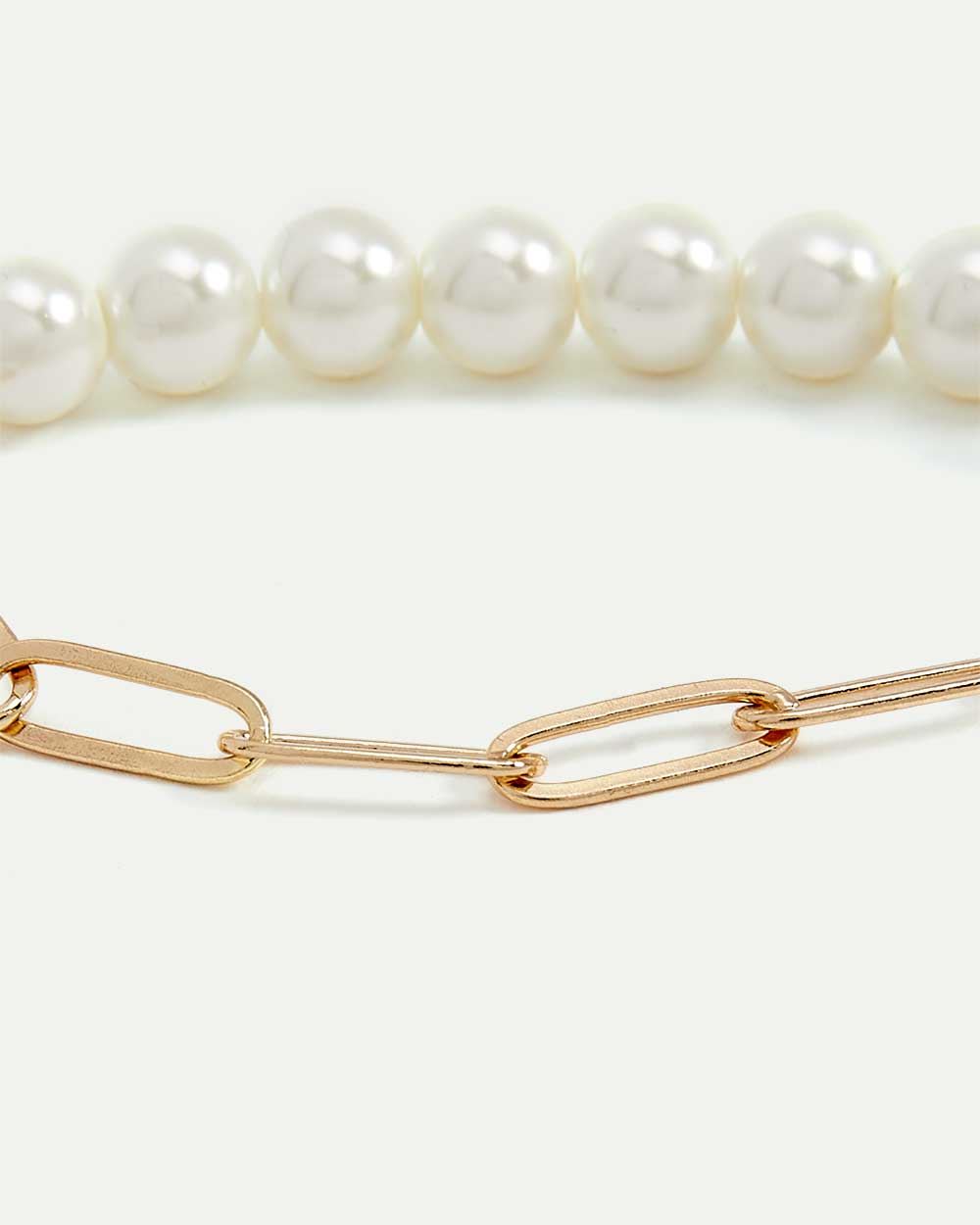 Chain & Pearl Bracelet