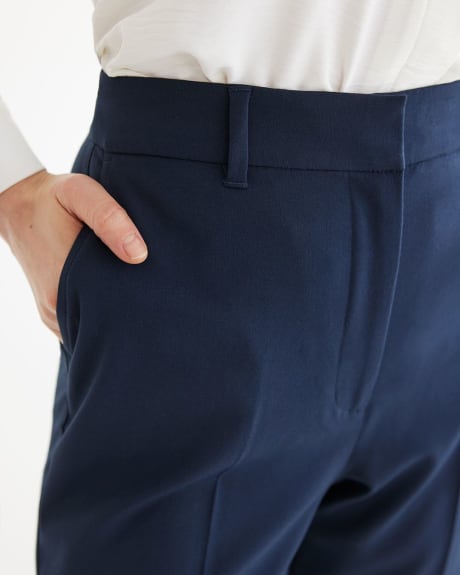 Pantalon à jambe droite et taille haute - L'Intemporelle - Petite