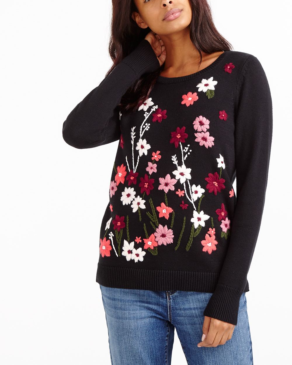 Allover Embroidered Sweater | Women | Reitmans