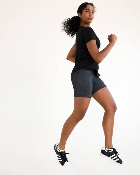 T-shirt à col rond et manches courtes - DRY-LUX (MD) Hyba Essentiels