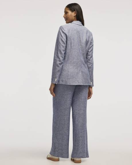 Veston en m&eacute;lange de lin