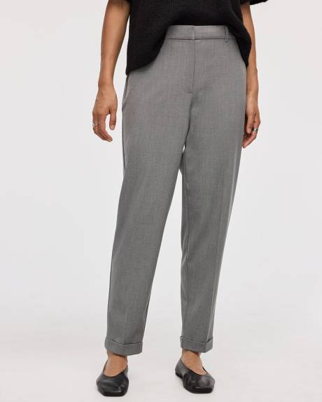 Pantalon à jambe fuselée et taille haute - L'Intemporelle - Long