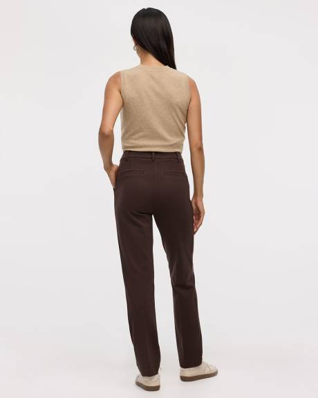 Pantalon à taille haute et jambe droite - Le Stretch Moderne (MD) - Petite