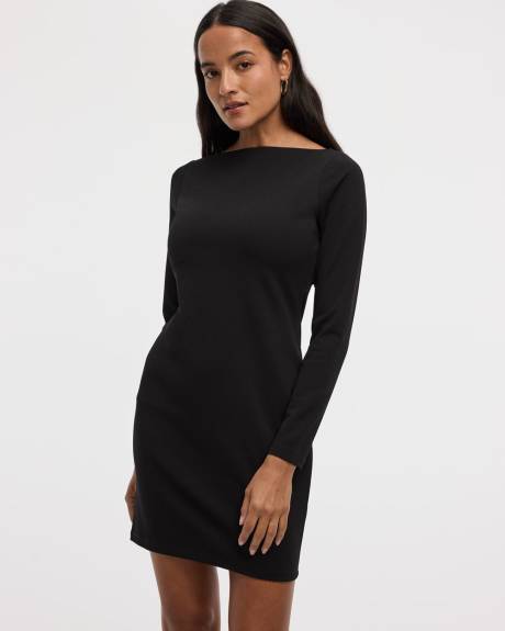 Long-Sleeve Bodycon Mini Dress