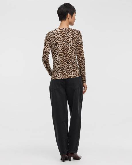 T-shirt à col rond à manches longues - R Essentials