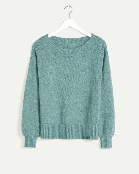Mossy Boat Neck Pullover