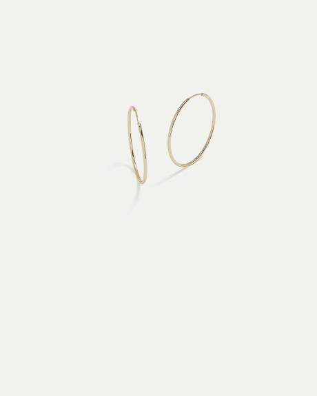 Stainless Steel Large Basic Hoops