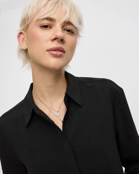 Blouse boutonnée à manches longues