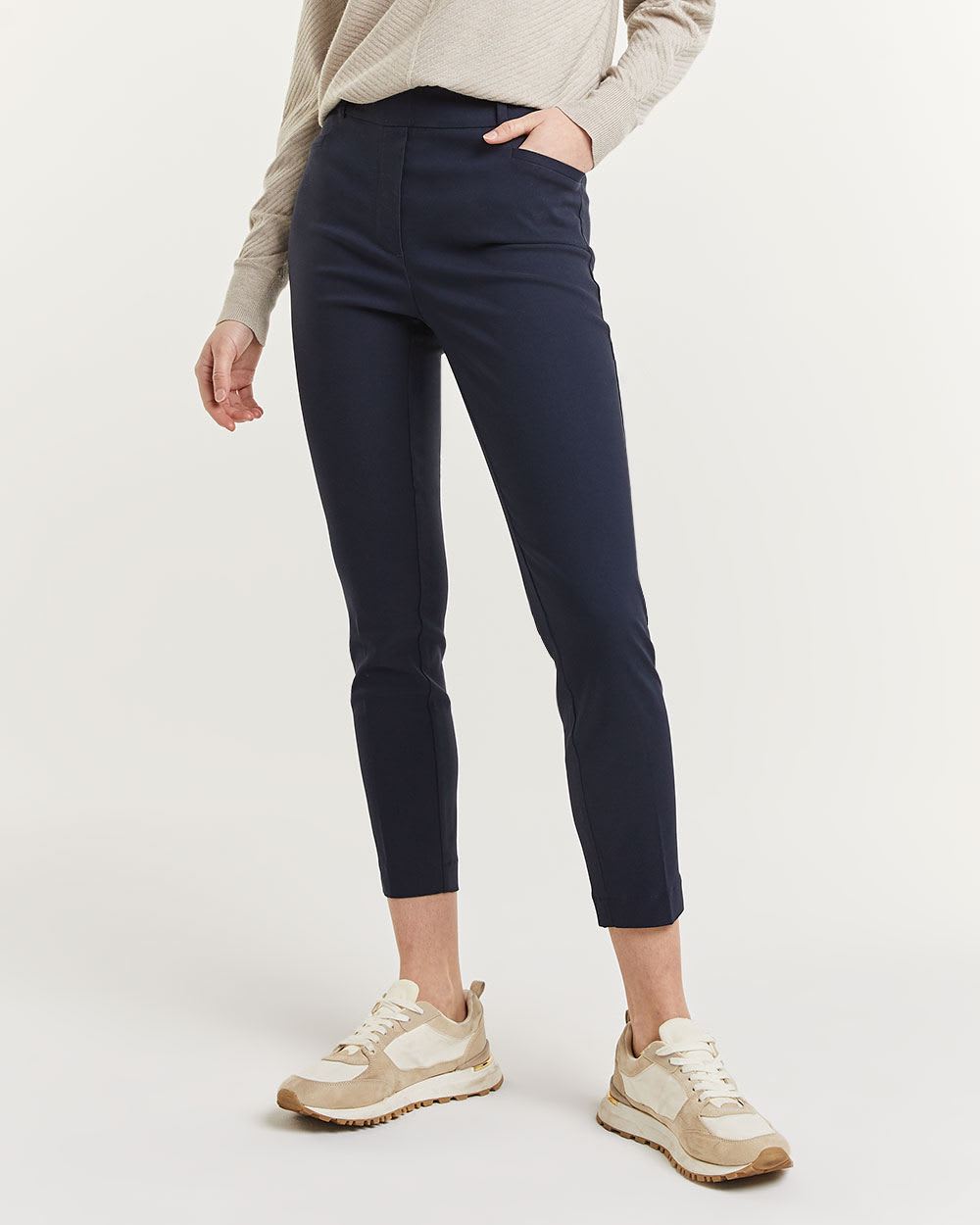 High Rise Slim Leg Ankle Pant The Iconic
