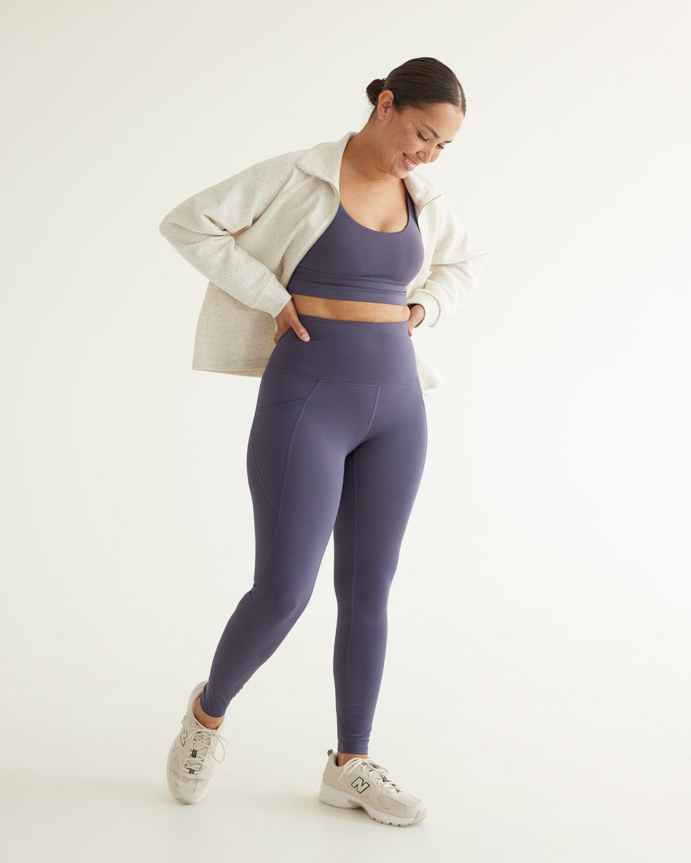 Step Aside Athletic Leggings with Pockets - Full Size Run - Charisma