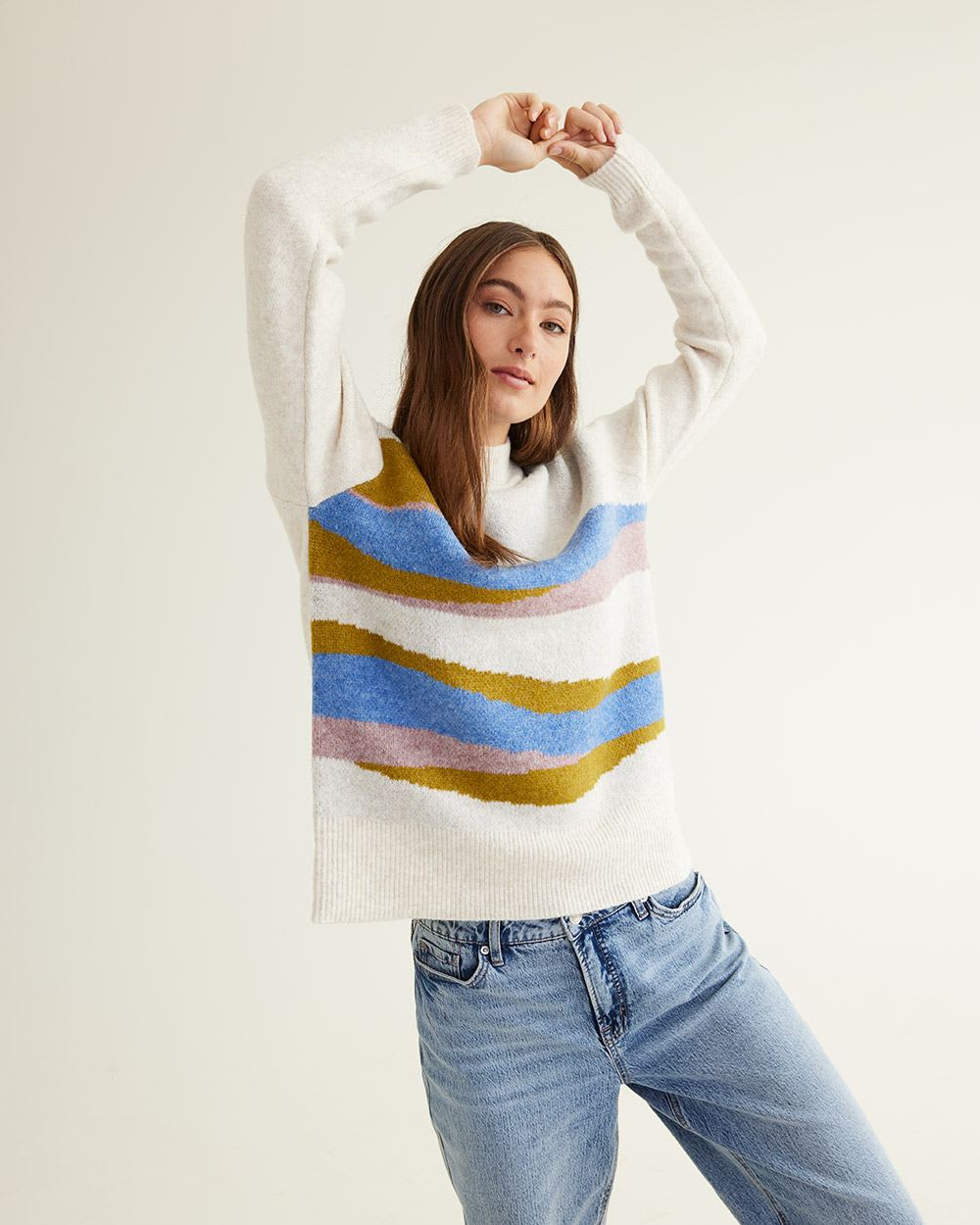 Long-Sleeve Mock-Neck Sweater | Regular | Reitmans