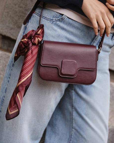 Foulard carré à rayures