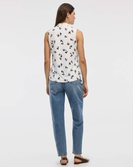 Haut sans manches à col V