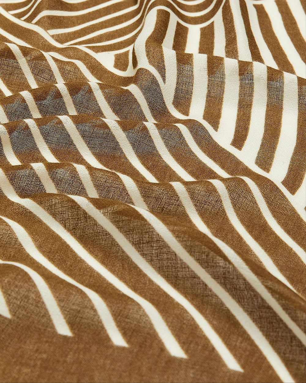 Striped Oblong Scarf