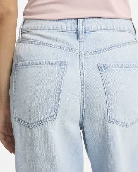 Jean à jambe large et taille haute - Long