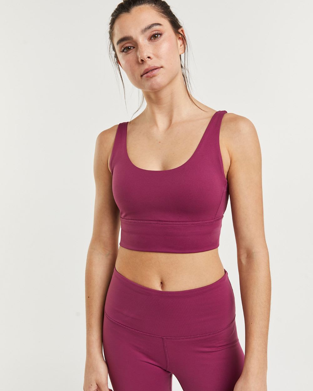 Recycled Polyester Scoop Neck Sports Bra Pulse Hyba