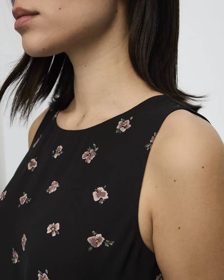 Blouse sans manches à col rond - R Essentials