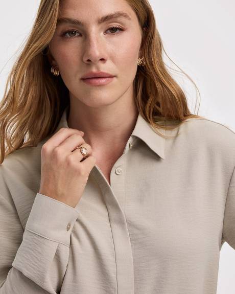 Blouse boutonnée à manches longues