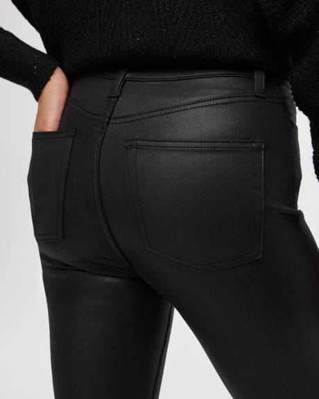 Skinny-Leg High-Rise Coated jeans - The Signature (R) - Petite