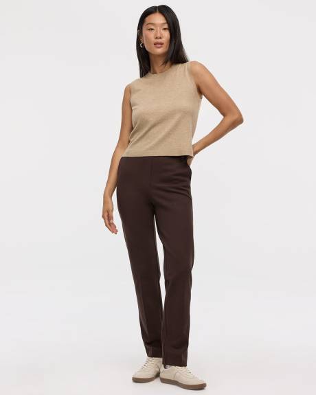 Pantalon à taille haute et jambe droite - Le Stretch Moderne (MD)