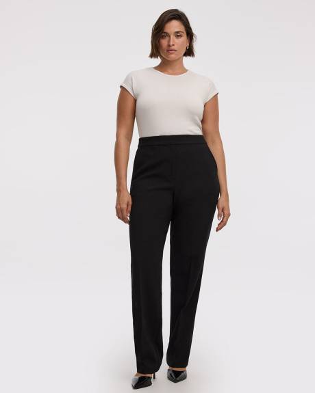 Pantalon à jambe droite et taille haute - Coupe Courbes