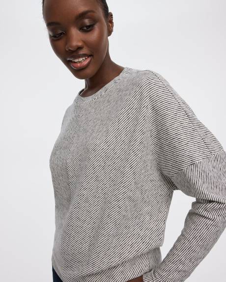 Long-Sleeve Crew-Neck Top