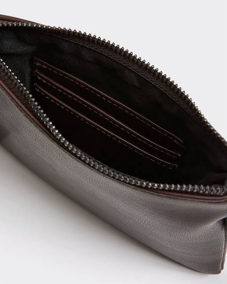 Faux Leather Card Holder