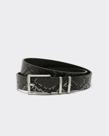 Ceinture en fausse peau de serpent