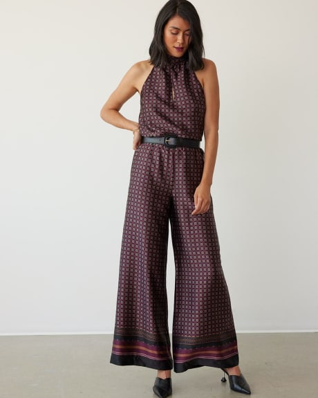 Wide-Leg Pull-On High-Rise Pant - Petite