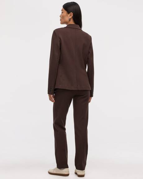 Veston ajusté en tricot à un bouton - Le Stretch Moderne (MD)