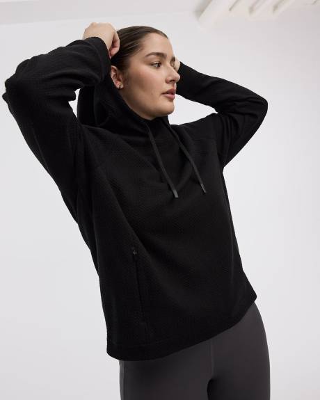 Tunique à capuchon en jacquard - Hyba