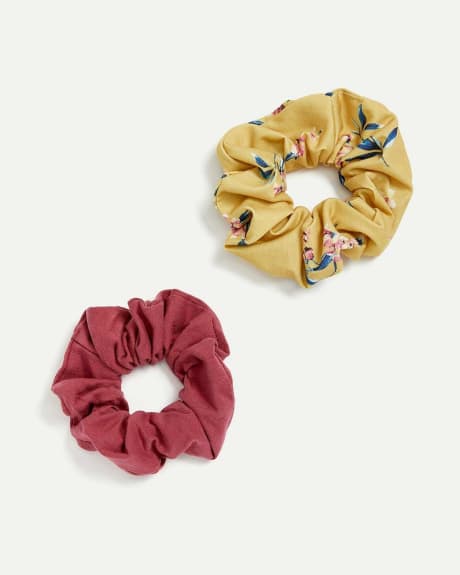 2-Pack Colorful Scrunchie
