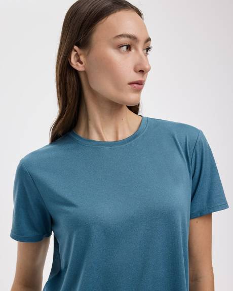 T-shirt &agrave; col rond - DRY-LUX (MD) Hyba Essentiels