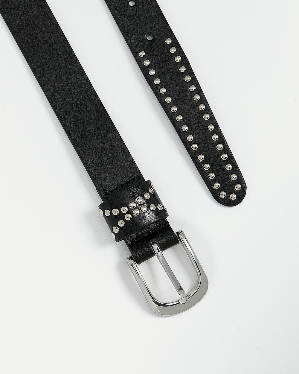 Faux Leather Belt with Studs | Reitmans