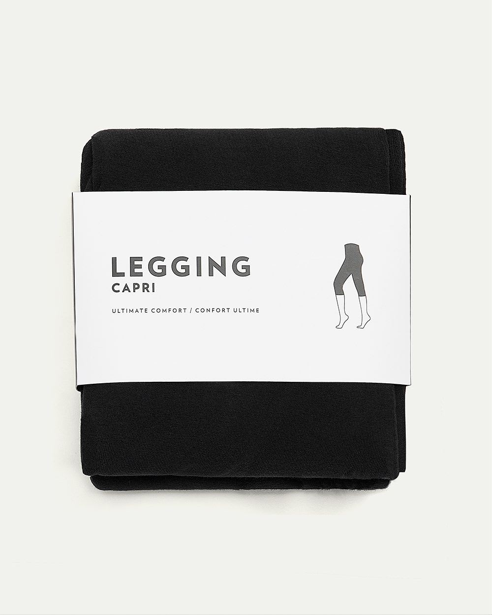 Legging capri en coton avec détails lacés
