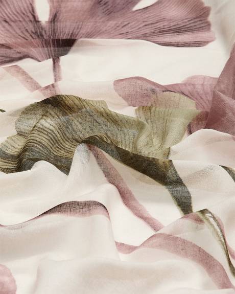 Foulard à motif floral