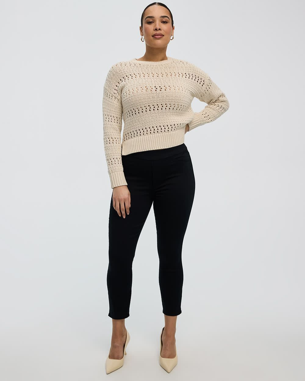 Pantalon leggings court en denim - R Essentials