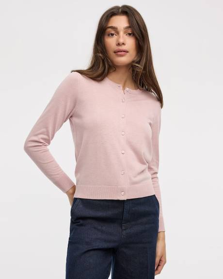 Crew-Neck Cardigan - R Essentials