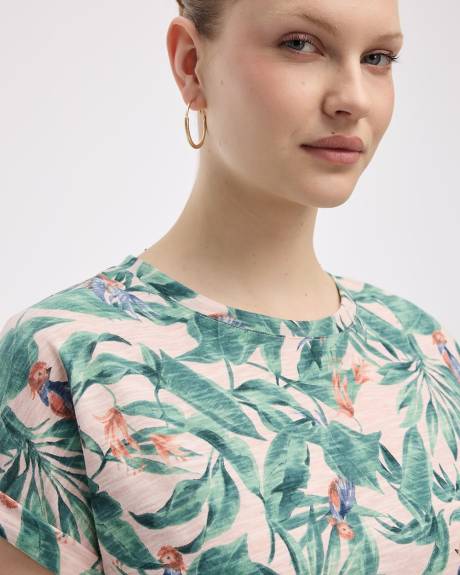 T-shirt à manches courtes et col rond