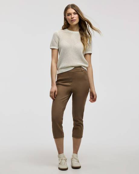 Slim-Leg High-Rise Capri Pants - The Iconic (R)