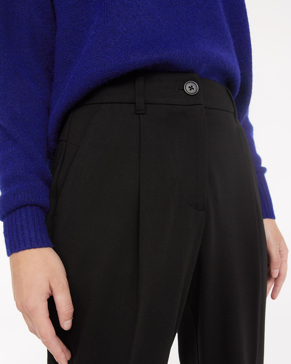 High-Rise Tapered Trouser - Petite
