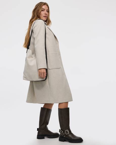 Manteau long à deux boutons