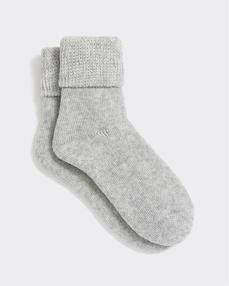 Bas d'hiver à revers